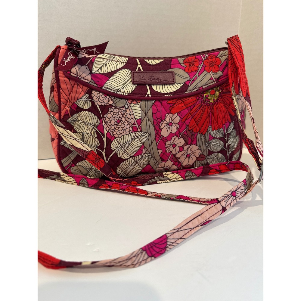 Vera Bradley Wildflower Paisley Quilted Cotton Little Crossbody Bag 15455-675